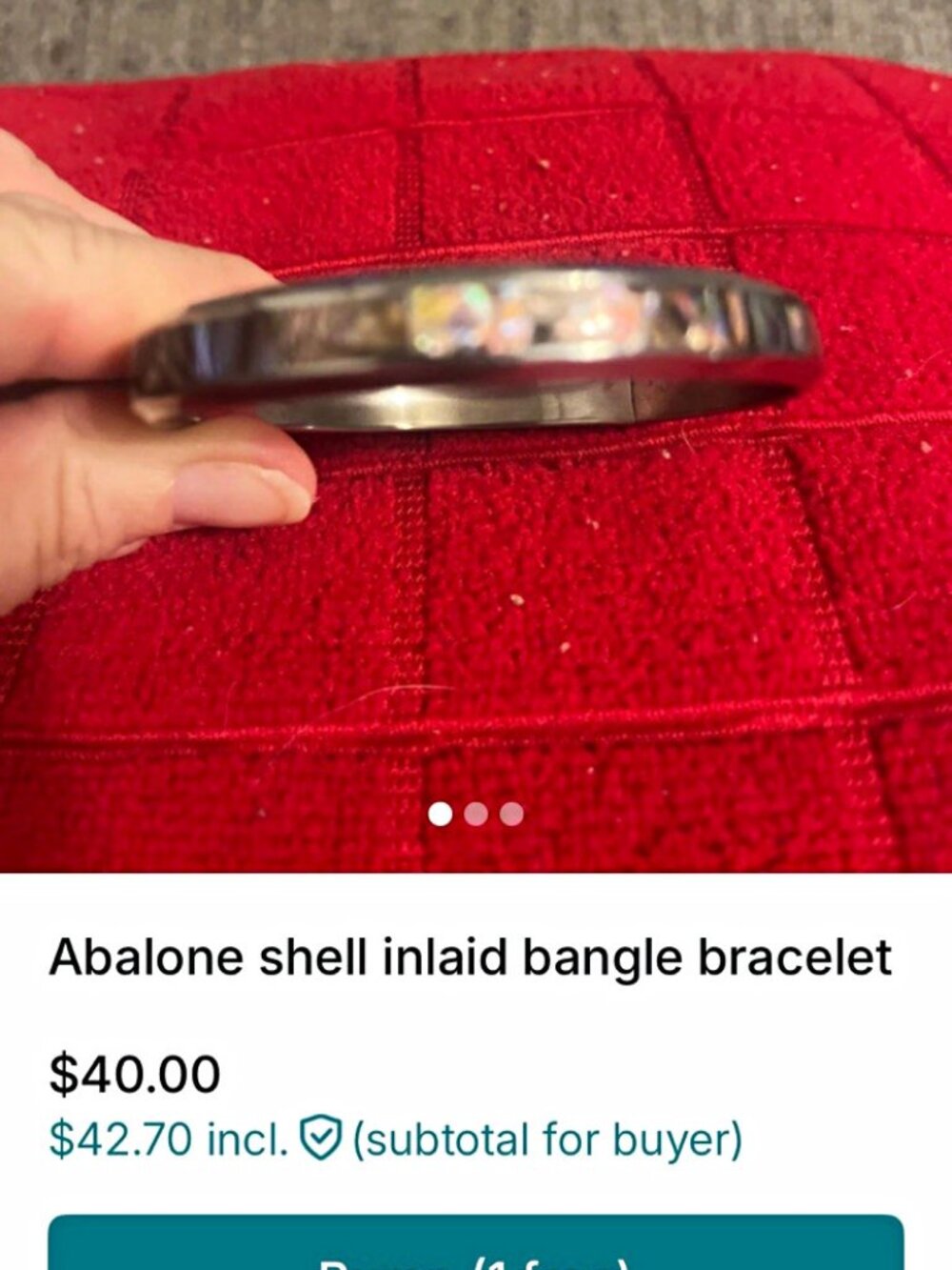 Silver Tone Dolphin Shape Bangle Bracelet Animals & Insects Theme